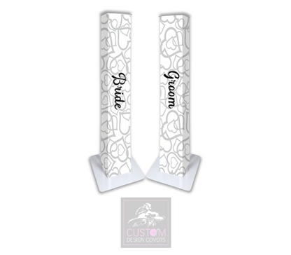 Mr & Mrs Wedding Lycra DJ Covers (PACKAGE BUNDLE)