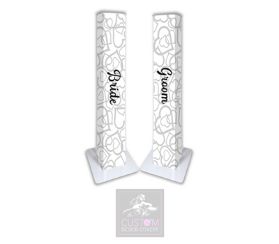 Double Sided Wedding Podium Covers (PAIR)
