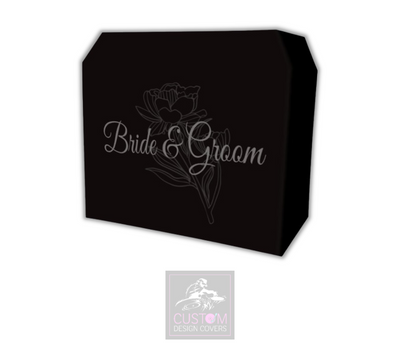 Bride & Groom Lycra DJ Booth Cover 