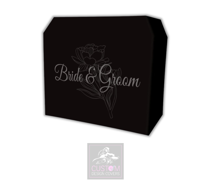 Bride & Groom Lycra DJ Booth Cover 