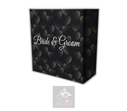 Bride & Groom Lycra DJ Booth Cover