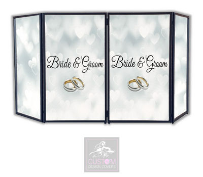 BRIDE & GROOM DJ LYCRA FACADE PANELS 