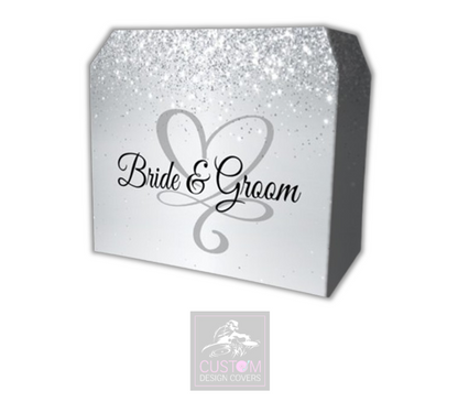 Bride & Groom DJ Lycra DJ Booth Cover