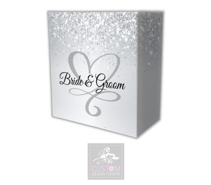 Bride & Groom DJ Lycra DJ Covers  (PACKAGE BUNDLE)