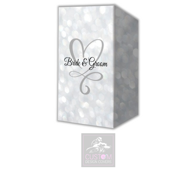 Bride & Groom Lycra DJ Booth Cover 
