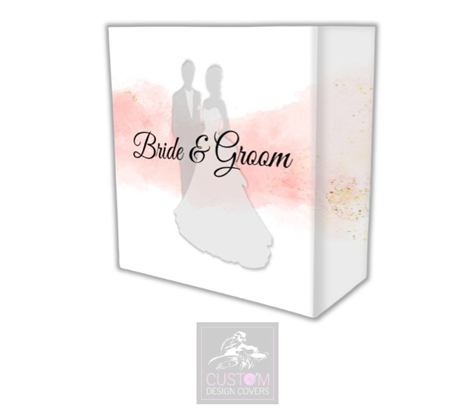 Bride & Groom *Pale Pink*  Lycra DJ Covers 