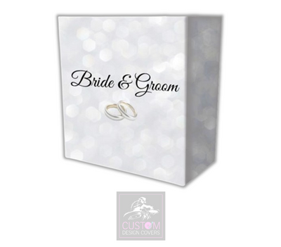 Bride & Groom Lycra DJ Booth Cover