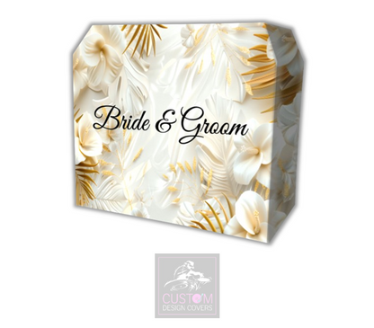 Bride & Groom Lycra DJ Booth Cover