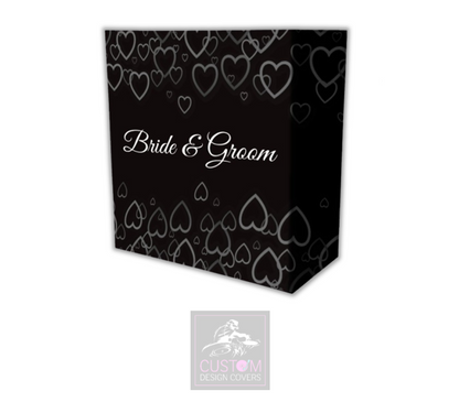 Bride & Groom Lycra DJ Booth Cover