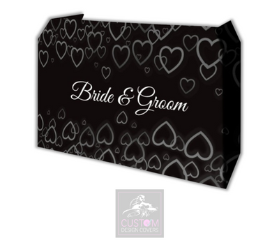Bride & Groom Lycra DJ Booth Cover