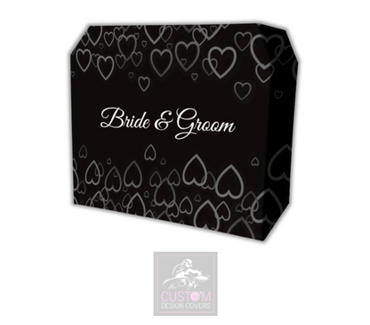 Bride & Groom Lycra DJ Booth Cover