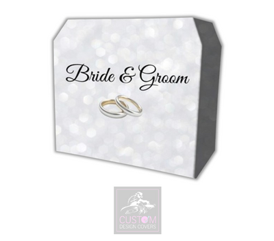 Bride & Groom Lycra DJ Booth Cover (PACKAGE BUNDLE)