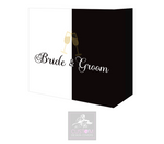 Bride & Groom Lycra DJ Booth Cover