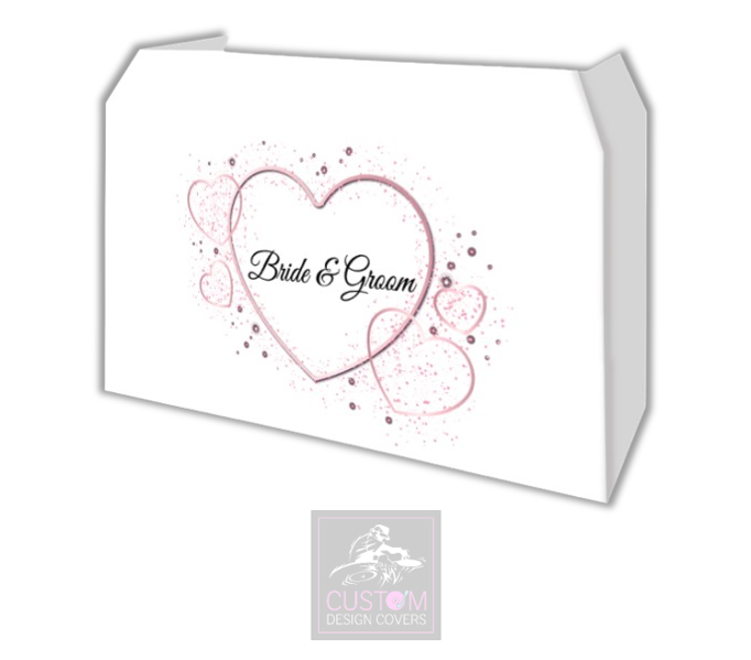 Bride & Groom Lycra DJ Booth Cover