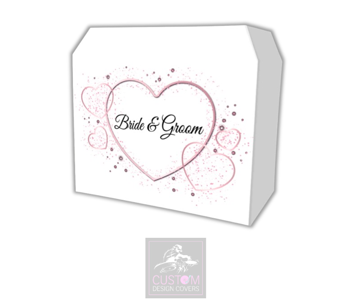Bride & Groom Lycra DJ Booth Cover
