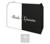 Bride & Groom Lycra DJ Booth Cover 