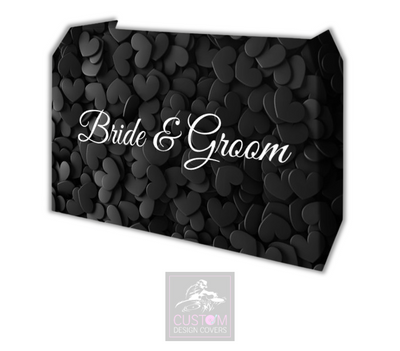 Bride & Groom  Lycra DJ Booth Cover