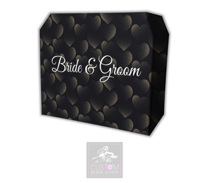 Bride & Groom Lycra DJ Booth Cover