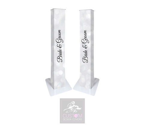 Bride & Groom Lycra Podiums