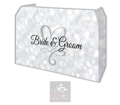 Bride & Groom Lycra DJ Booth Cover  (PACKAGE BUNDLE)