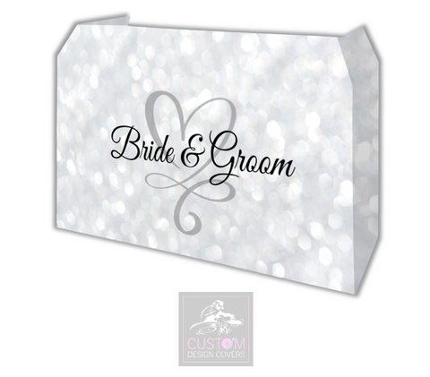 Bride & Groom Lycra DJ Booth Cover