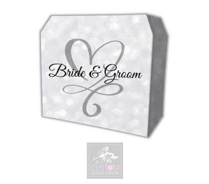 Bride & Groom Lycra DJ Booth Cover