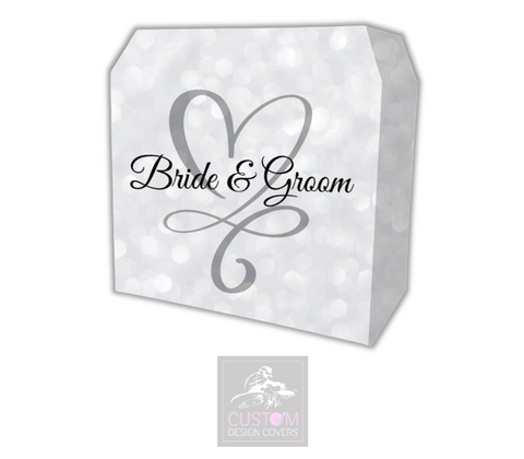 Bride & Groom Lycra DJ Booth Cover