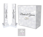 Bride & Groom Lycra DJ Booth Cover  (PACKAGE BUNDLE) 