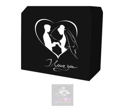 I Love You Wedding DJ Booth Cover - MKII