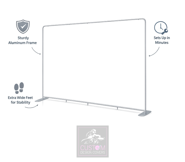 Aluminium Pillowcase Backdrop Frames – Custom Design Covers
