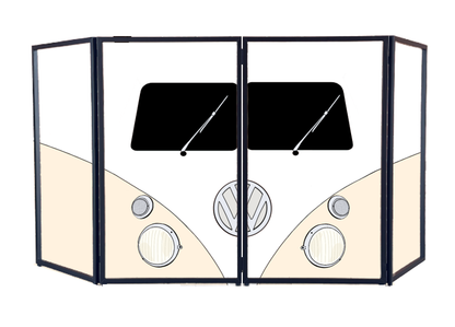 VW CAMPER CREAM DJ LYCRA FACADE PANELS