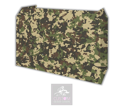 Military Camouflage Lycra DJ Booth Cover