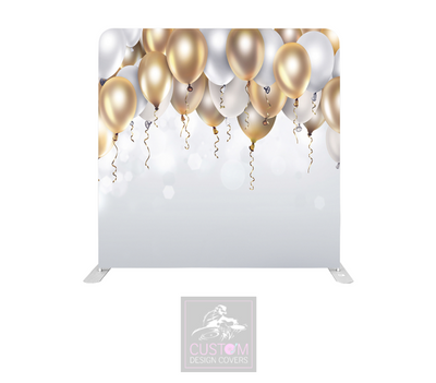 Golden Celebration Lycra Pillowcase Backdrop Cover