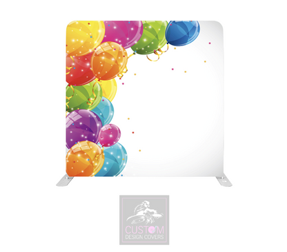 Colourful Balloons Lycra Pillowcase Backdrop Cover (DOUBLE SIDED)