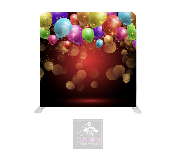 Colourful Balloons Lycra Pillowcase Backdrop Cover
