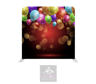 Colourful Balloons Lycra Pillowcase Backdrop Cover (DOUBLE SIDED)