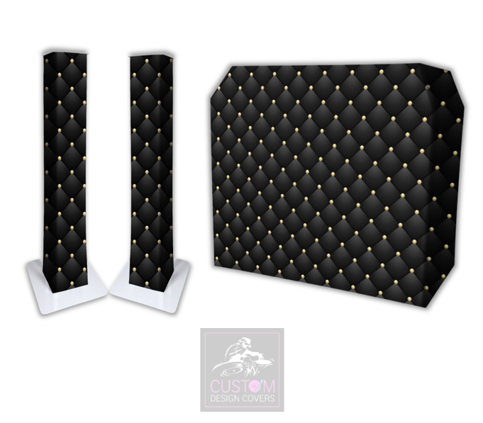 Chesterfield Lycra DJ Booth Covers (PACKAGE BUNDLE)