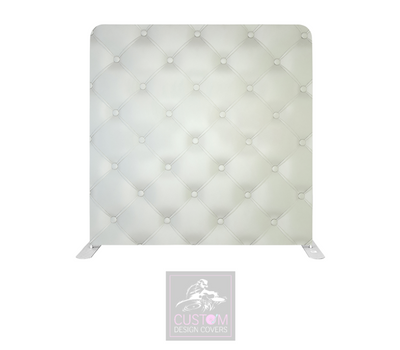 Off White Chesterfield Lycra Pillowcase Backdrop Cover