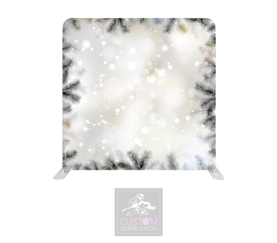 Christmas Bokeh Lycra Pillowcase Backdrop Cover