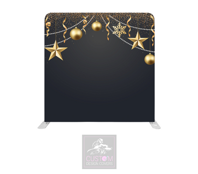 Golden Decorations Lycra Pillowcase Backdrop Cover (DOUBLE SIDED)