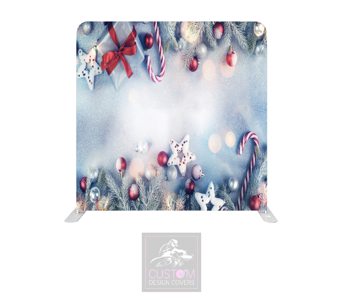 Christmas Treats Lycra Pillowcase Backdrop Cover