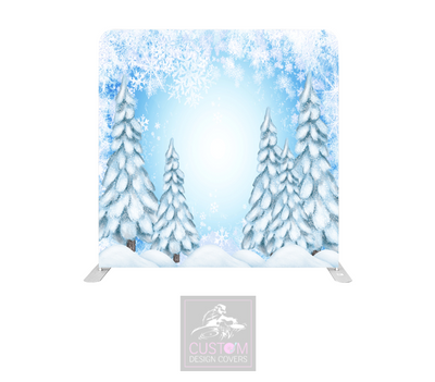 The Snowman Lycra Pillowcase Backdrop Cover (DOUBLE SIDED)