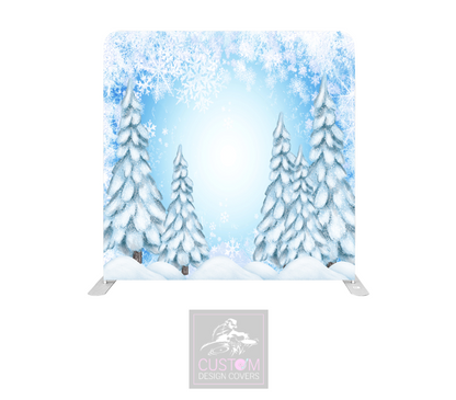 The Snowman Lycra Pillowcase Backdrop Cover (DOUBLE SIDED)