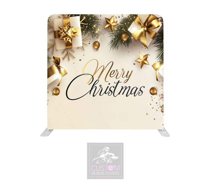 Merry Christmas Lycra Pillowcase Backdrop Cover