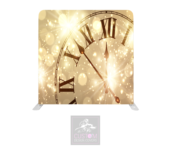 Happy New Year Lycra Pillowcase Backdrop Cover