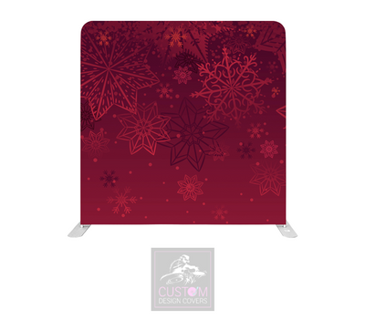 Snowflakes Lycra Pillowcase Backdrop Cover
