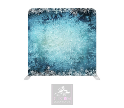 Snowflake Lycra Pillowcase Backdrop Cover