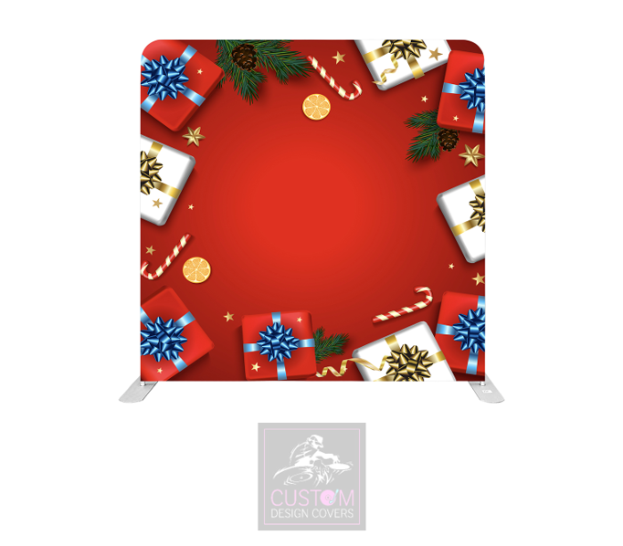 Christmas Holiday Lycra Pillowcase Backdrop Cove
