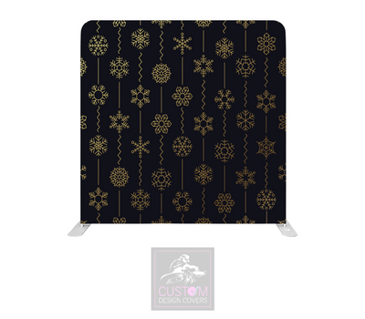Snowflakes Lycra Pillowcase Backdrop Cover