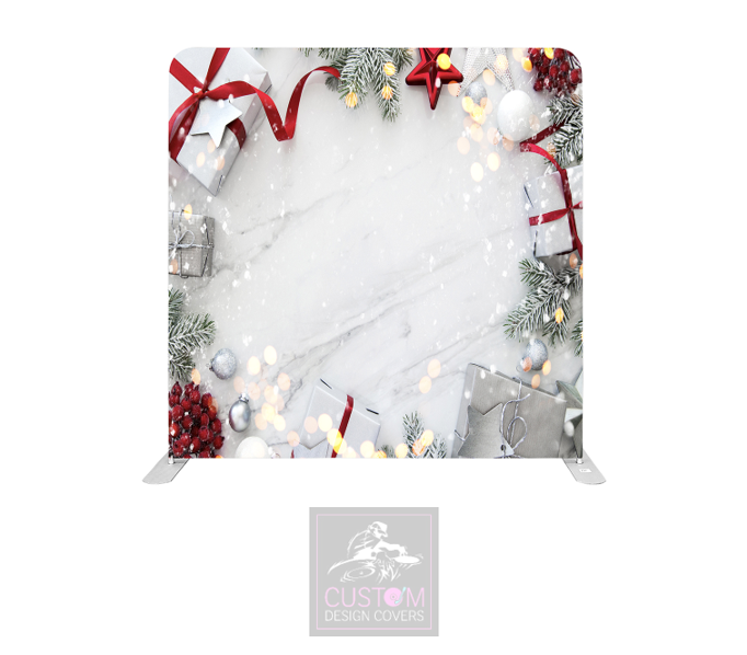 Festive Garland Lycra Pillowcase Backdrop Cover